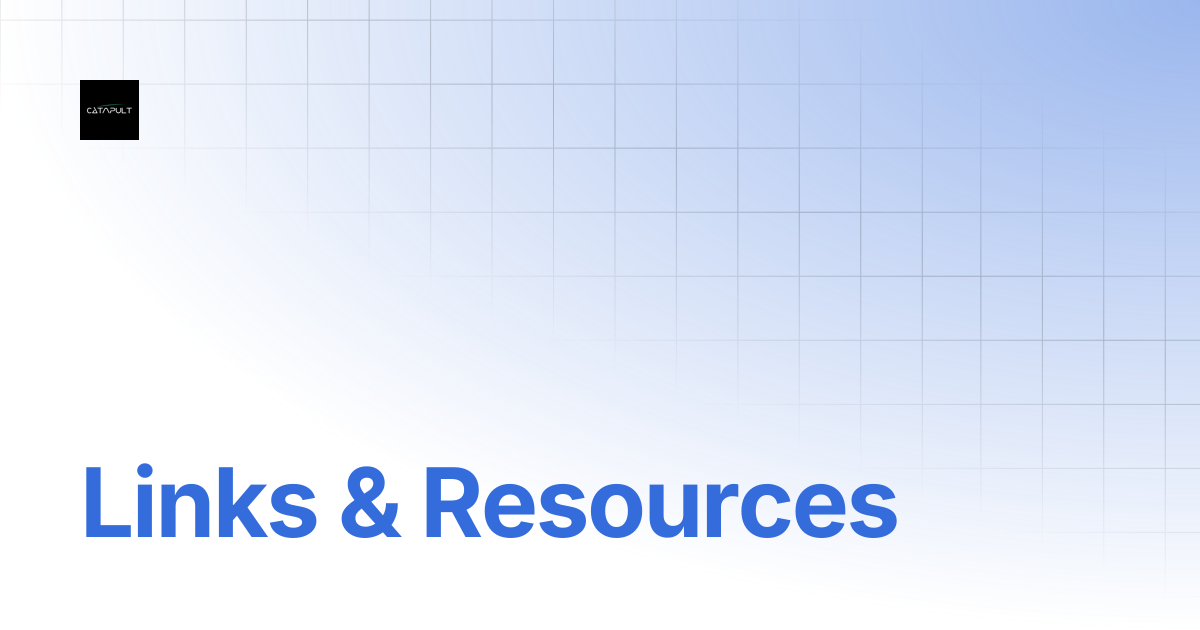 Links & Resources | Docs